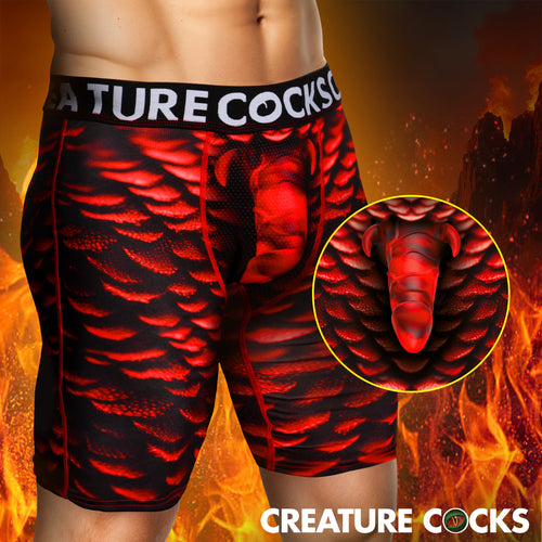 Creature Wear Horny Devil Demon Boxer Shorts - X-Large-0