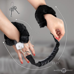 The Handler Furry Handcuffs with Handle-4