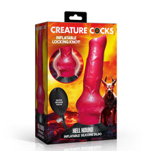 Load image into Gallery viewer, Hell Hound Inflatable Silicone Dildo-5