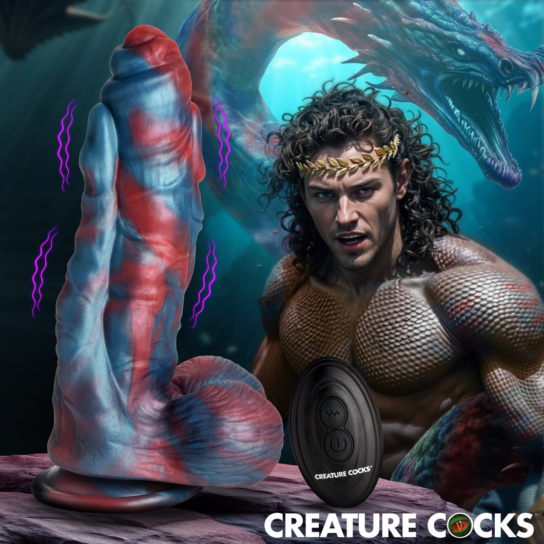 Hydra X Vibrating Silicone Dildo-0