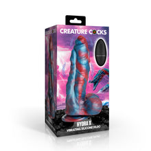 Load image into Gallery viewer, Hydra X Vibrating Silicone Dildo-5