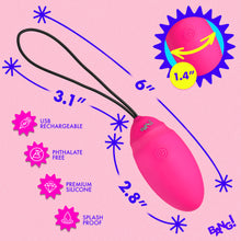 Load image into Gallery viewer, Vibrating Silicone Egg with Digital Remote-2