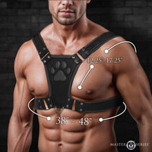 Load image into Gallery viewer, Alpha Pup Bulldog Harness - Black-3