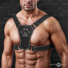Load image into Gallery viewer, Alpha Pup Bulldog Harness - Black-0
