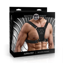 Load image into Gallery viewer, Alpha Pup Bulldog Harness - Black-6