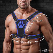 Load image into Gallery viewer, Alpha Pup Bulldog Harness - Blue-3