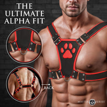 Load image into Gallery viewer, Alpha Pup Bulldog Harness - Red-1