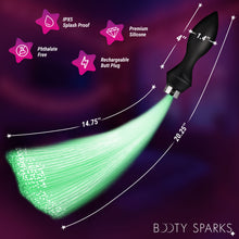 Load image into Gallery viewer, Vibrating Silicone Optical Fiber Butt Plug-3