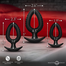 Load image into Gallery viewer, Pop Plugs 3 Piece Hollow Silicone Anal Trainer Set-3