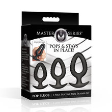 Load image into Gallery viewer, Pop Plugs 3 Piece Hollow Silicone Anal Trainer Set-6