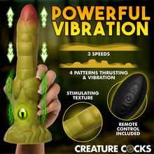 Load image into Gallery viewer, Eyegor Thrusting and Vibrating Silicone Dildo-1