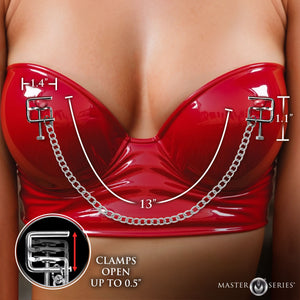 Pressure Vice Metal Nipple Clamps-3