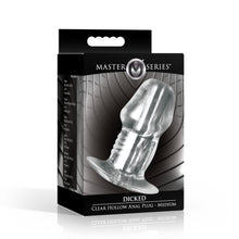 Load image into Gallery viewer, Dicked Clear Hollow Anal Plug - Medium-7