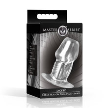 Load image into Gallery viewer, Dicked Clear Hollow Anal Plug - Small-7