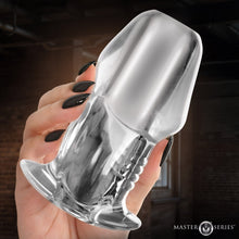 Load image into Gallery viewer, Dicked Clear Hollow Anal Plug - Large-0