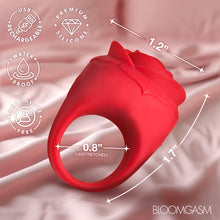 Load image into Gallery viewer, Rose Ring Discreet Finger Vibrator-2