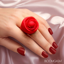 Load image into Gallery viewer, Rose Ring Discreet Finger Vibrator-0