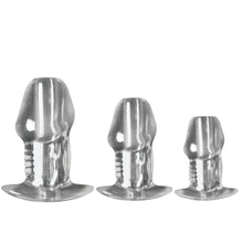 Load image into Gallery viewer, Dicked Clear Hollow Anal Plug 3pc Set-6