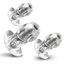Load image into Gallery viewer, Dicked Clear Hollow Anal Plug 3pc Set-5