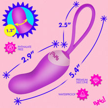 Load image into Gallery viewer, Silicone Mini Vibe w/ Remote - Purple-2