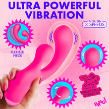 Load image into Gallery viewer, Gyro Rabbit Silicone Vibrator - Pink-1