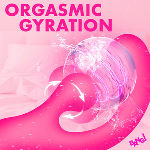 Gyro Rabbit Silicone Vibrator - Pink-2