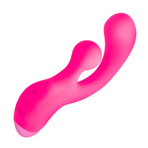 Gyro Rabbit Silicone Vibrator - Pink-4