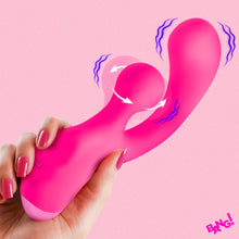 Load image into Gallery viewer, Gyro Rabbit Silicone Vibrator - Pink-0