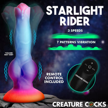 Load image into Gallery viewer, Astro Cock Vibrating Glow-in-the-Dark Silicone Dildo-1