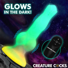 Load image into Gallery viewer, Astro Cock Vibrating Glow-in-the-Dark Silicone Dildo-0