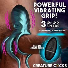 Load image into Gallery viewer, Octo Grip Vibrating Silicone Cock Ring-1