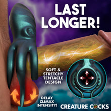 Load image into Gallery viewer, Octo Grip Vibrating Silicone Cock Ring-2