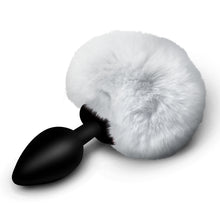 Load image into Gallery viewer, Fluffy Bunny Tail Silicone Plug - White-4