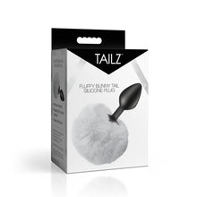 Load image into Gallery viewer, Fluffy Bunny Tail Silicone Plug - White-5