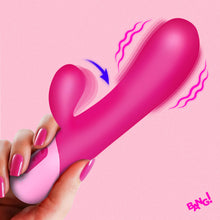 Load image into Gallery viewer, Clit Tapping Vibrating Rabbit - Pink-0