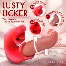 Load image into Gallery viewer, Lusty Licker Kissing &amp; Licking Tongue Vibrator-3