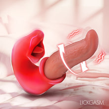 Load image into Gallery viewer, Lusty Licker Kissing &amp; Licking Tongue Vibrator-0