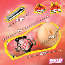 Load image into Gallery viewer, Mochi the Cat Girl Vibrating Pussy Stroker-3