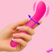 Load image into Gallery viewer, G-Spot Flexible Silicone Vibrator - PInk-0