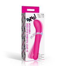 Load image into Gallery viewer, G-Spot Flexible Silicone Vibrator - PInk-5