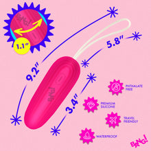 Load image into Gallery viewer, Silicone Vibrating Egg - Pink-2
