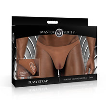 Load image into Gallery viewer, Pussy Strap Silicone Vagina Jockstrap - Dark-5