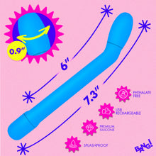 Load image into Gallery viewer, Slim G-Spot Vibrator - Blue-3