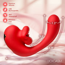 Load image into Gallery viewer, G-Kiss Kissing G-Spot Silicone Vibrator-4