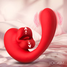 Load image into Gallery viewer, G-Kiss Kissing G-Spot Silicone Vibrator-0