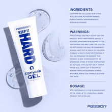 Load image into Gallery viewer, Keep It Hard Stay Hard Gel 1.5oz-3
