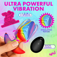 Load image into Gallery viewer, Rotating and Vibrating Silicone Butt Plug-2