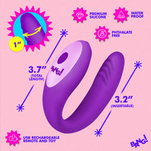 Load image into Gallery viewer, Gyrating G-Spot Vibrator - Purple-3