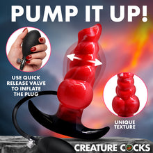 Load image into Gallery viewer, Blaze Inflatable Silicone Anal Plug-1