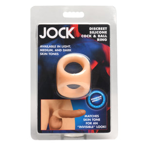 JOCK Silicone Cock & Ball Ring - Light-5